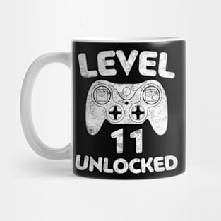 Level 11 Unlocked  11th Video Gamer Birthday Mug